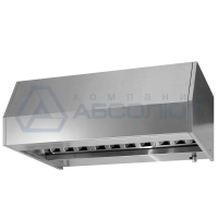 Зонт приточно-вытяжной пристенный, закрытый ЗПЗб - 2000*1000*400 "Base"