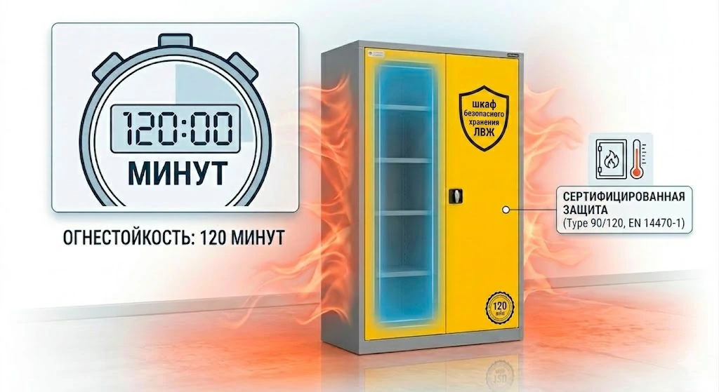 Шкафы огнестойкостью 120 минут
