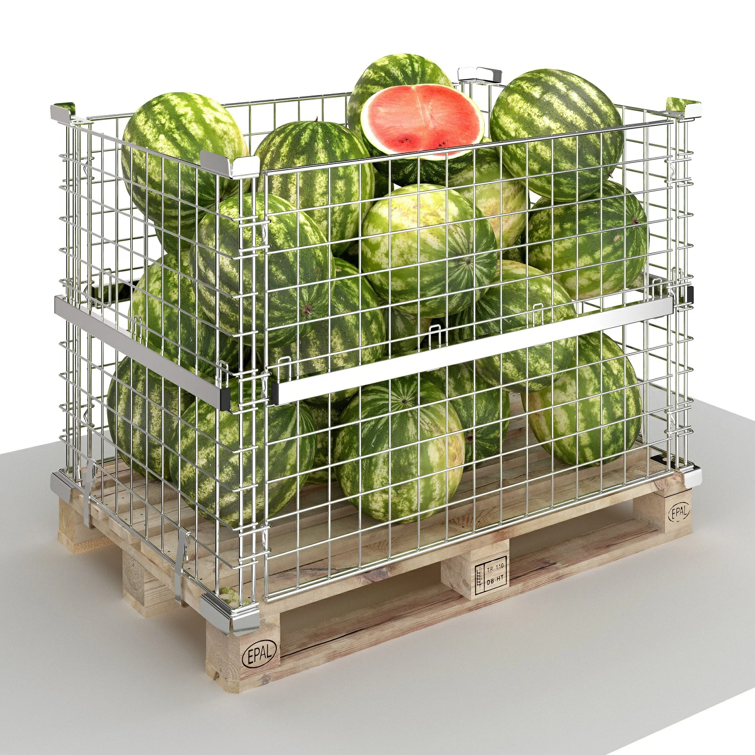 Хромированные ограждения для паллет