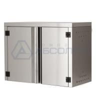 Полка навесная закрытая ПНЗн - 1500*400*600 "Norma Zn", двери распашные, полка сплошная