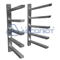 Сушка для противней горизонтальная СПГн - высотой 500 мм "Norma Inox", нерж. сталь, 5 уровней противней 300-1000*300-1000