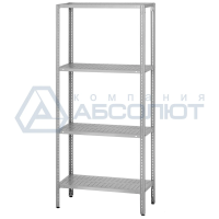 Стеллаж полочный СПЛб - 800*600*2000 "Base" (полка перфорация 4 шт.)