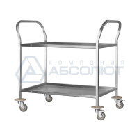Тележка для сервировки ТДСп - 800х500х860 «Profi Inox», 2 уровня