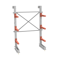 Стеллаж консольный односторонний СТ-062, 3 яруса