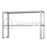 Полка-надстройка настольная ПННб - 1200*400*800 Base, цинк, 2 уровня