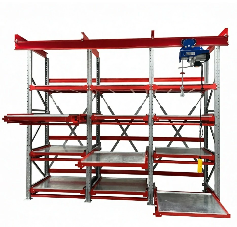 Стеллажи с выкатными платформами Стеллажи с выкатными платформами