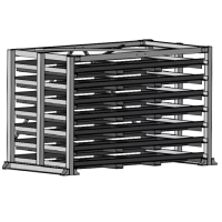 Стеллаж кассетный для листового металла Shelf  2,5х1,25_1т_7к