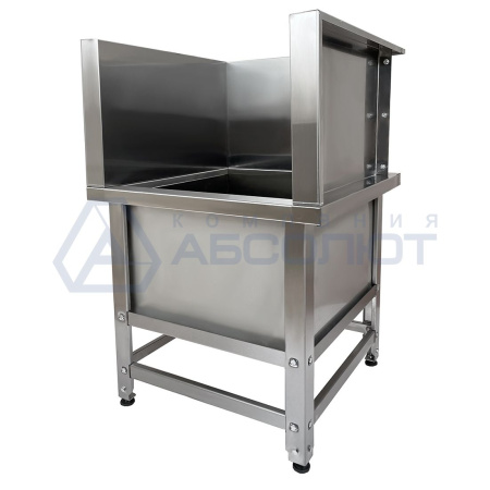 Ванна моповая сварная ВМСн - 700*700*500 (800) "Norma Zn", облицовка П-образная от компании Абсолют