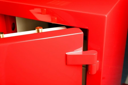 Сейф взломостойкий VALBERG РУБЕЖ 99 EL GOLD (красный) от компании Абсолют