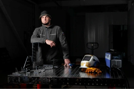 Стол сварочный Keepler-Stan 1200x800x100, 6 мм, с опорами от компании Абсолют