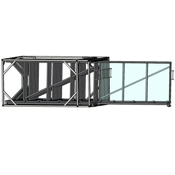 Стеллаж для вертикального хранения листового металла 3,0х1,5_1т_5к