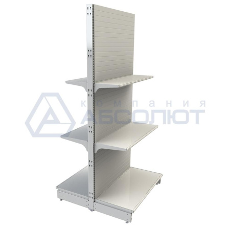 Стеллаж торговый островной Нордика 2250-1330-1070, 6 полок