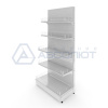 Стеллаж торговый пристенный Нордика, 2250-1250-500, 5 полок от компании Абсолют