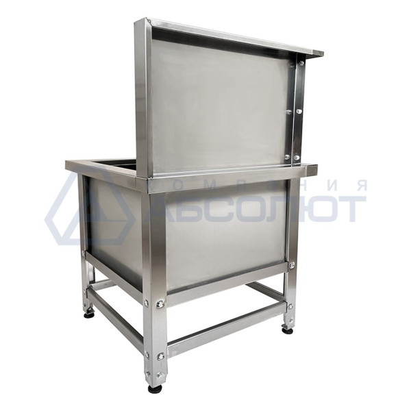 Ванна моповая сварная ВМСн - 630*630*500 (800) "Norma Zn", облицовка Г-образная