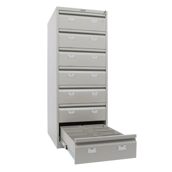 Картотека металлическая ПРАКТИК AFC-07C