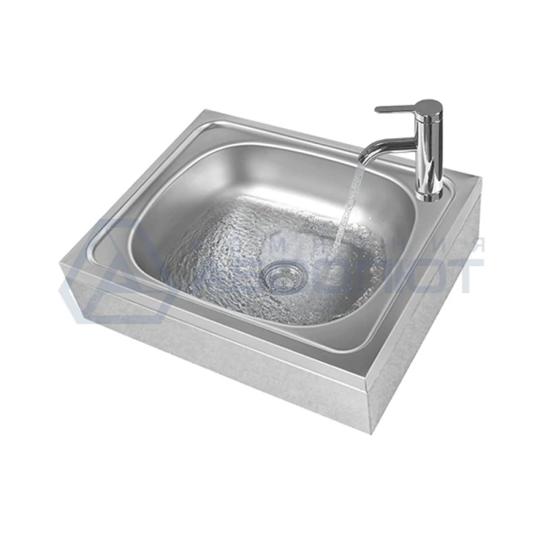 Рукомойник технологический консольный РТКн 500х400х140 «Norma Inox» (отв. д/смесит.) Рукомойник технологический консольный РТКн 500х400х140 «Norma Inox» (отв. д/смесит.)
