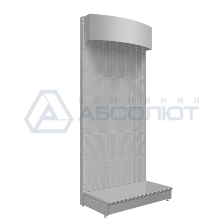 Стеллаж торговый с перфорацией Нордика, 2250-1000-500 от компании Абсолют