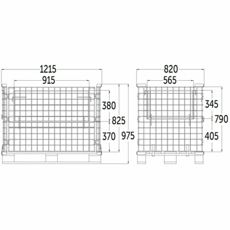 Бокс паллетный №8  (хром) от компании Абсолют Бокс паллетный №8  (хром) от компании Абсолют