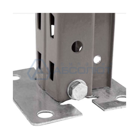 Стеллаж СФМ 2000х1750х600 (3 яруса с настилом), цинк  (Л) от компании Абсолют