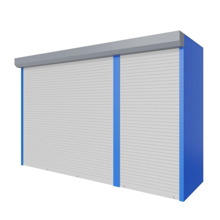 Шкаф роллетный, двухсекционный 1700х3100х600 от компании Абсолют