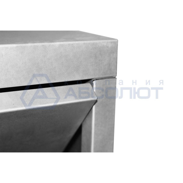 Тумба-урна для фудкорта, нержавеющая сталь