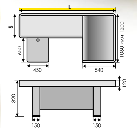 Бокс кассовый Арго 250 от компании Абсолют