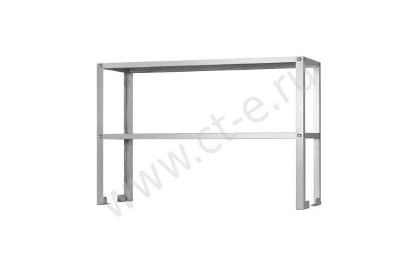 Полка-надстройка настольная ПННн - 1500*400*800 Norma Inox, нерж., 2 уровня
